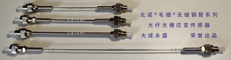 北諾?毛細(xì)?無縫鋼管雙端光纖光柵傳感器（溫度、應(yīng)力、應(yīng)變）（可串聯(lián)）